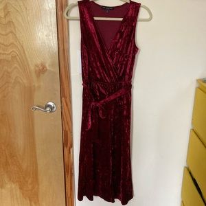 Red Velvet Jumpsuit